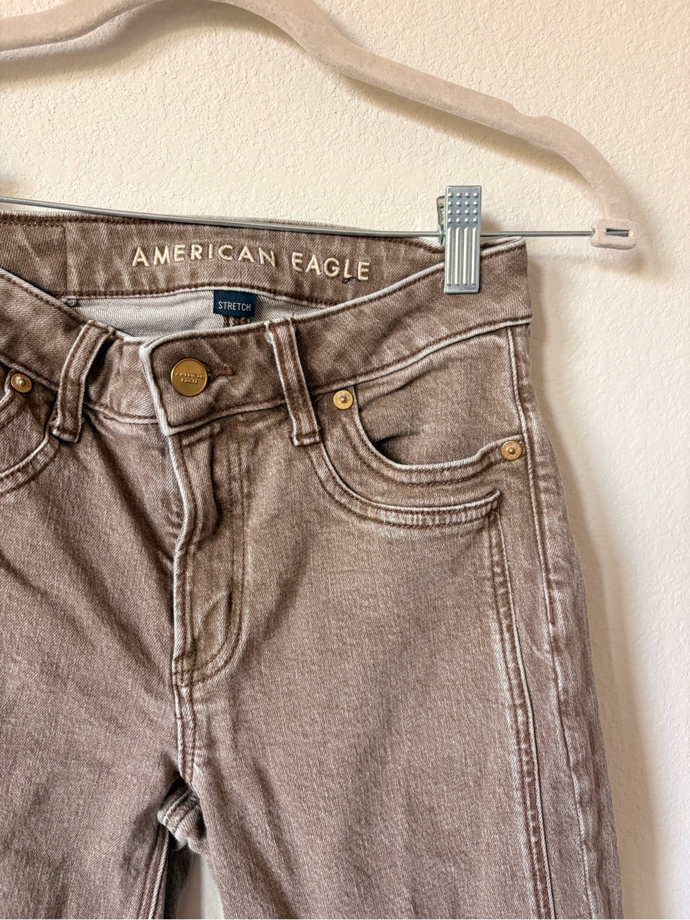 American Eagle Stovepipe Pant size 000 Reg - Picture 4 of 9